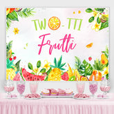 Fleur Fruits Feuilles Vertes Toile De Fond Joyeux Anniversaire